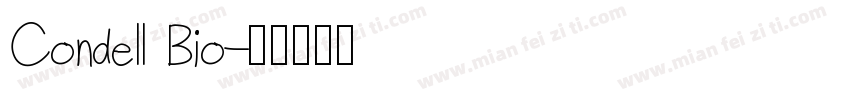 Condell Bio字体转换